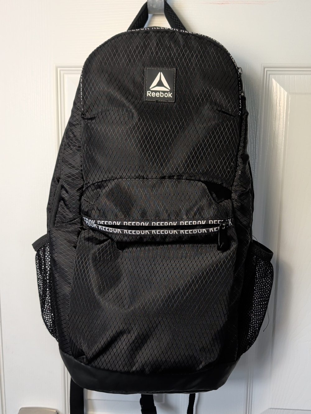 Reebok Black Men’s Ripstop Logo Backpack